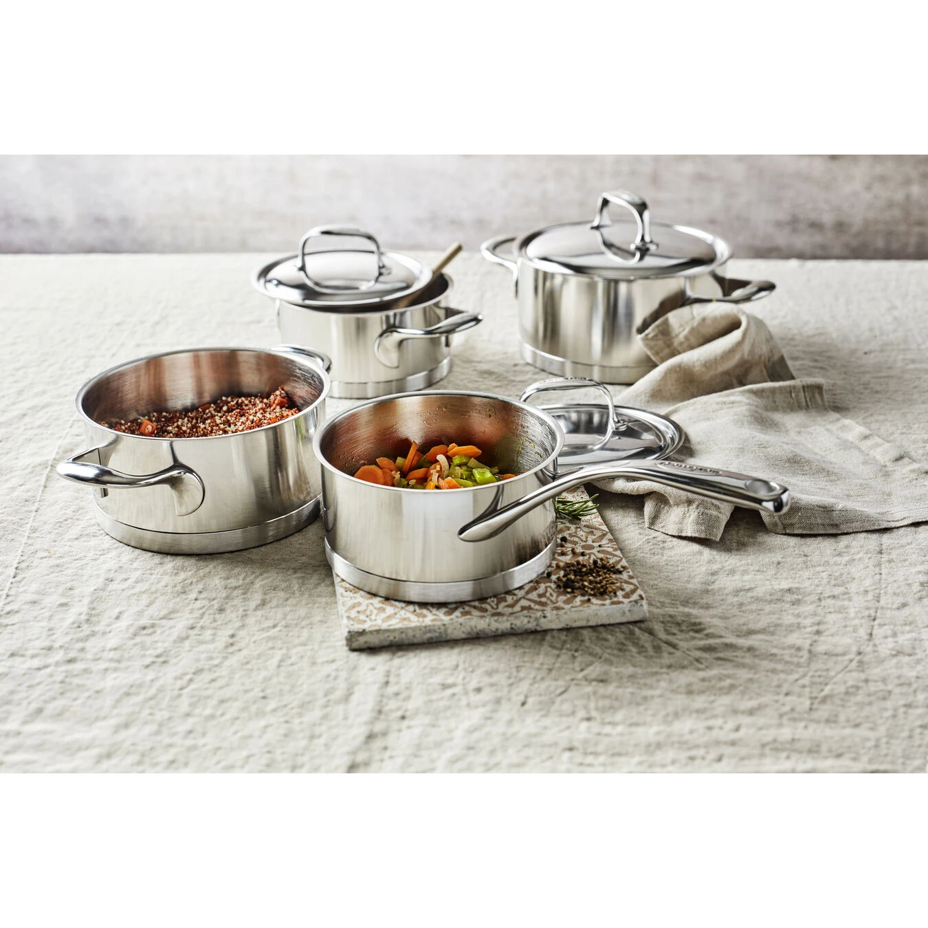 Demeyere Pannenset, 4-delig - Afbeelding 3