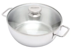 Demeyere Apollo Braadpan Met Glasdeksel ø 24 Cm Rvs Mat