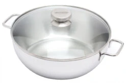 Demeyere Apollo Braadpan Met Glasdeksel ø 28 Cm Rvs Mat