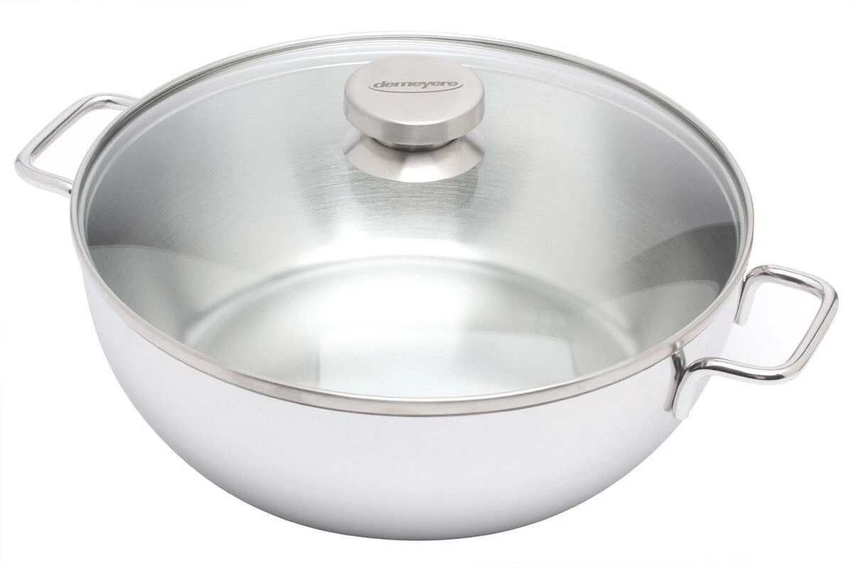 Demeyere Apollo Braadpan Met Glasdeksel ø 28 Cm Rvs Mat